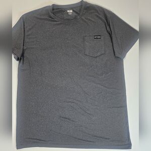 Spyder Shirt Mens Extra Large‎ Gray Heather Pocket Tee Performance Lightweight